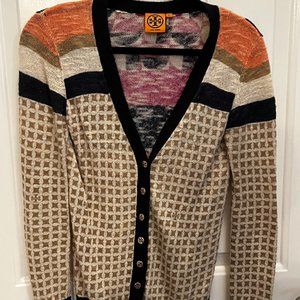 X-Small Tory Burch Multicolored Cardigan